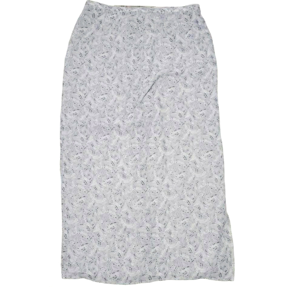 Side Slit Maxi Skirt 90s Style Size 14